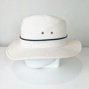 Dorfman Pacific Co. Cotton All Seasons Brimmed Fedora Hat Size L